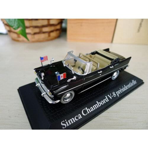 A TLAS 1:43 Simca Chambord V-8 Presi dentielle boutique alloy car toys for children kids toys Model Original packaging