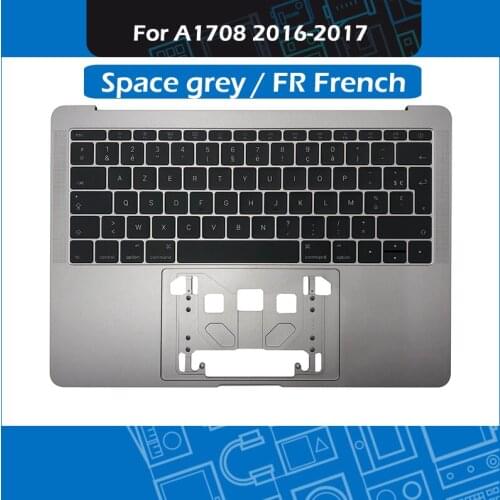A1708 Top Case Space Grey for MacBook Pro Retina 13" A1708 Palm rest Topcase with FR French Keyboard MLL42 MPXQ2