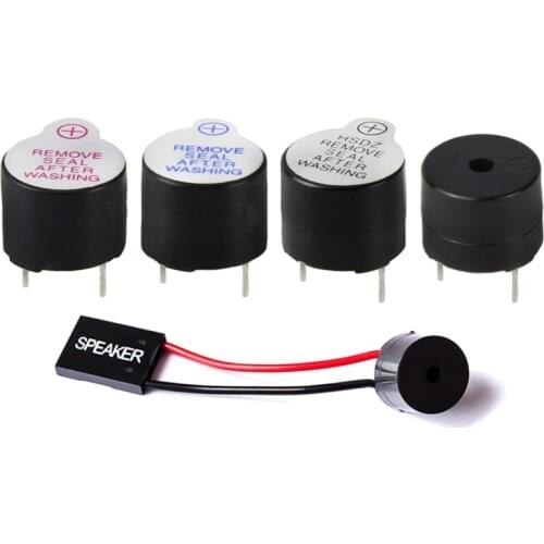 10PCS Active Buzzer 3V/5V/12V/16R TMB12A03 TMB12A05 TMB12A12 Magnetic Long Continous Beep Tone 12095 12*9.5mm Mini Plug Speaker