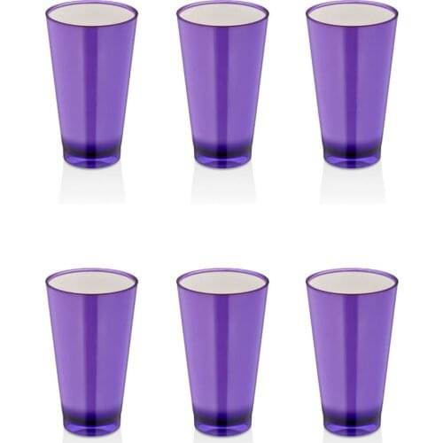 EWs Acrylic Lilac Soft Drink Coasters 3 Cup + 3 Cup