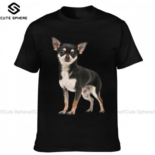 Chihuahua T Shirt Awesome 100 Percent Cotton Classic T-Shirt Short Sleeve Graphic Tee Shirt Oversized Men
