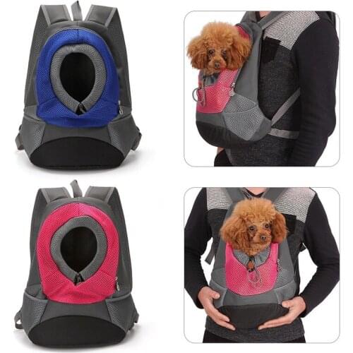 Creative New Pet Carrier Dog Bag Backpack Bleathable Mesh Puppy Shoulder Bag Cat Chest Bag Pet Supplies