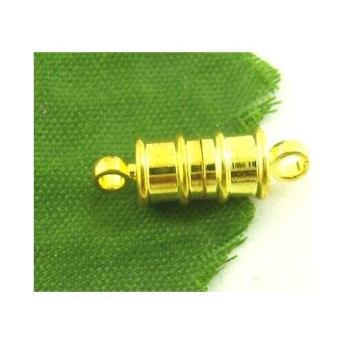 Free Shipping 100pcs Gold Plated Magnetic Clasps 17x6mm