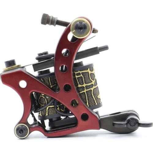 New Arrival Coil Tattoo Machine 10 Wrap Coils Tattoo Gun For Shader Liner Tattoo Motor Gun Cheap Price Free Shipping
