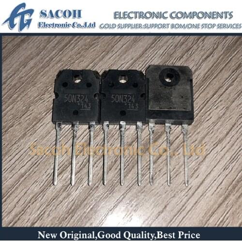 Free Shipping 10Pcs GT50N324 50N324 or GT50N321 TO-3P 50A 600V N-channel Power IGBT