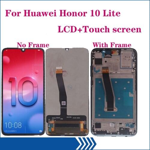 Original DISPLAY For Huawei Honor 10 lite LCD display Touch Screen Digitizer Assembly for honor 10 lite with frame Repair parts