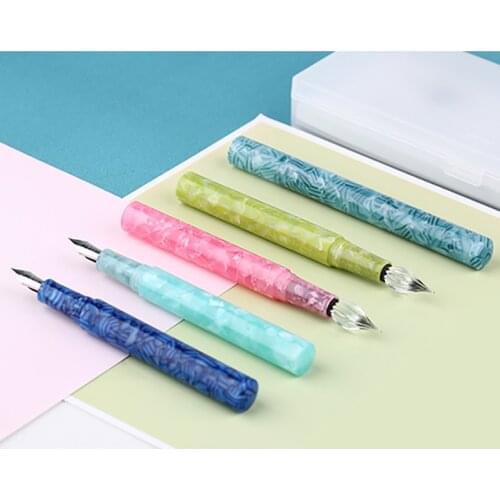 Moonman N6 Fountain Pen Dip Pen Dual-purpose Student Practice Glass Nib Office Writing Set Of Gifts Creativity School Supplies