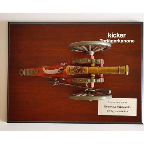 The Golden Shoe Trophy Cup The Bundesliga Top Scorer Trophy Cup The Cannon-Shaped Trophy The Top Goal Scorer Award Trophies