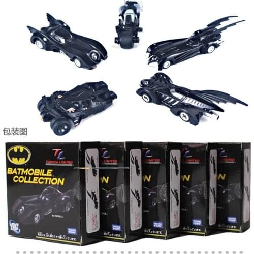 Tomica Metal Car Limited Collection The Batmobile Car Model Batman Chariot Full Set Home Play Collectible Gift Toys For Children