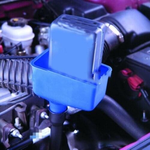 Oil Funnel Efficient Adding Oil Compact Small Size Blue Car Funnel for Motor