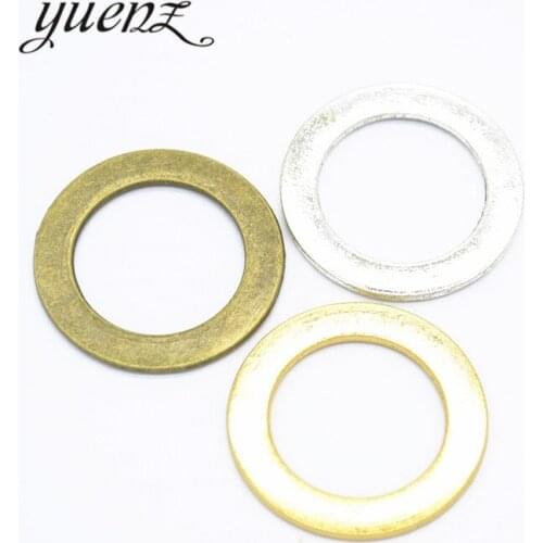 YuenZ 8pcs Ring Charms Pendants Jewelry Making Crafts Handmade 28*28*1.5mm B143