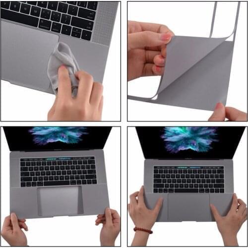 Full Guard wrist pad Rest cover skin For New MacBook 13 A1932 Touch bar 13 15 (model : A1706/A1989/A1708/A1707/A1990)-Space gray