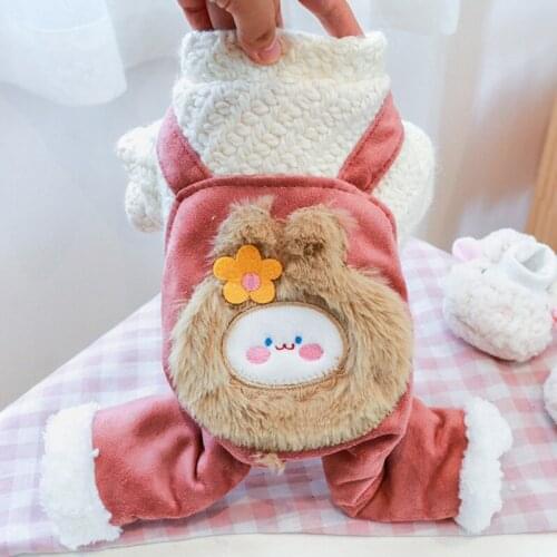 Winter Warm Dog Clothes Pet Jumpsuit Rompers for Chihuahua Yorkshire Pet Puppy Dog Four-Legged Coat Clothing Pet Dog Apparel