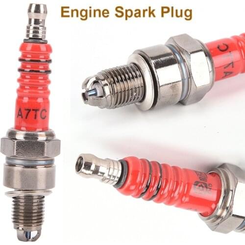 1pc High Performance 3 Electrode Spark Plug Rep C7HA C7HSA For Scooter GY6 50cc 150cc