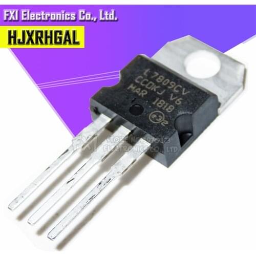 10PCS L7809CV TO220 L7809 TO-220 7809 LM7809 MC7809 stabilivolt voltage-regulator tube New original