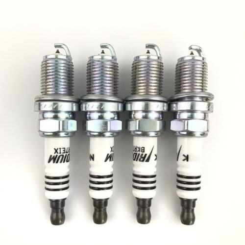 4PCS BKR7EIX 2667 Iridium Spark Plug For Polaris Porsche BMW Honda Volvo Audi High Quality BKR7EIX-2667 Plugs