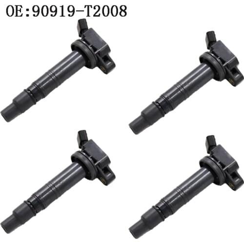 4PCS Ignition Coil For Toyota 4runner Camry Corolla Matrix Solara Tacoma Tundra Scion xB FJ Cruiser 90919-T2008 90919T2008
