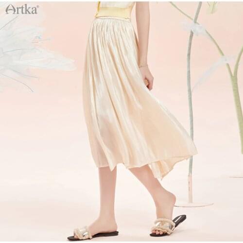 Женские плиссированные юбки Artka China At AliExpress