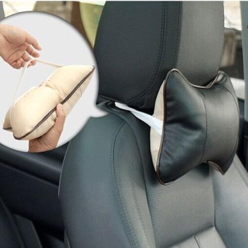 1pc/set Car Genuine Leather Cushion Covers Pillow For Opel Astra H G J Volvo S60 V70 XC90 XC60 Citroen C5 C4 C3 Subaru