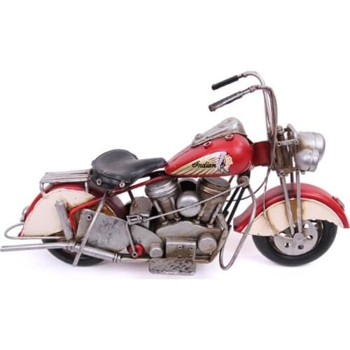Decorative Metal Motorcycle Classic - Drink, Miniature, Gift, Nostalgic, Vintage, Handmade, Hand Painted, quality Durable