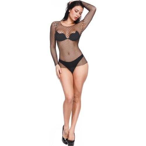 Sexy Lingerie Teddies Mesh Bodysuits Hot Erotic Lingerie Open Crotch Elasticity body Stockings Porn Sexy Underwear Costumes