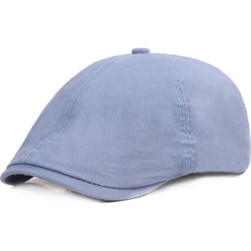 Fibonacci Beret Solid Newsboy Caps For Women Men Casquette Four Seasons Cotton Hat Male Retro England Visor Octagonal Hat