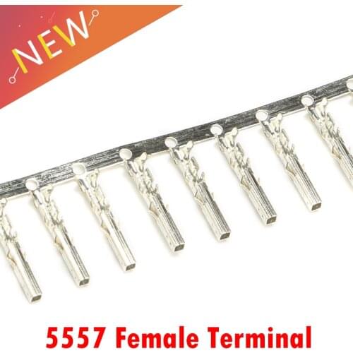 100pcs/Lot 4.2mm 5557 Series Female Terminal Pins for PC ATX/PCI-E/EPS Power Supply Cable