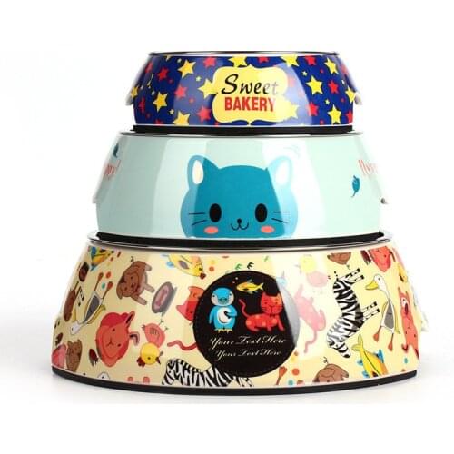 Dog Bowl Double Stainless Steel Standard Pet Dog Puppy Cat Water Bowl Food Container Dish 3 Size For Chien Cat Feeder