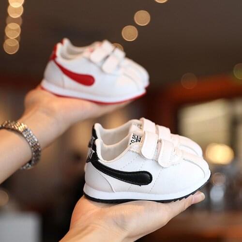 Soft Shoes Toddler Boys Sports Shoes for Child Girls Leather Flats Kids Sneakers Fashion Casual Baby Shoes Drop Shipping