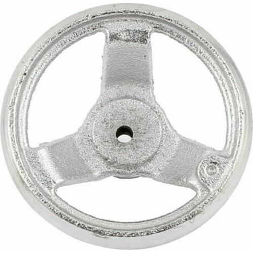 100mm/ 4" Dia 3 Spoke Round Iron Hand Wheel For Milling Machine Lathe Great cnc milling machine