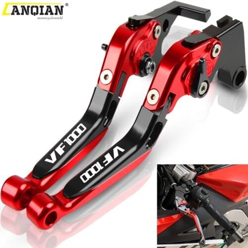 Motorcycle Folding Extendable CNC Moto Adjustable Clutch Brake Levers For HONDA VF1000 1997 1998 1999 2000 2001 2002 2003 2004