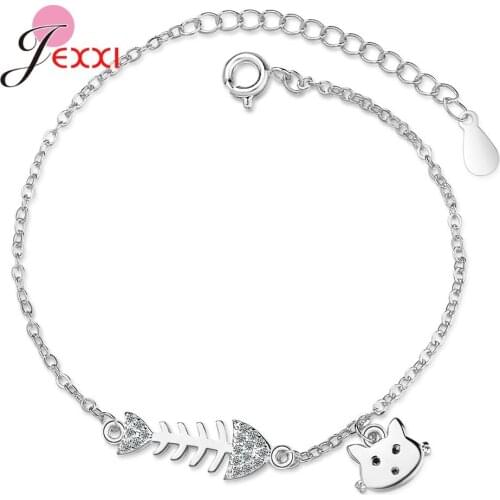 New Arrivals Genuine 925 Sterling Silver Bracelet For Women Girls Lovely Design Trend High Quality Female Fashion Jewelry Gift