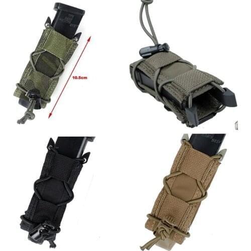 Single 9MM Mag Pouch Tactical Black Molle Mag Pouch TMC3363 Tactical Accessories Accessory Package MOLLE Quick Release Belt