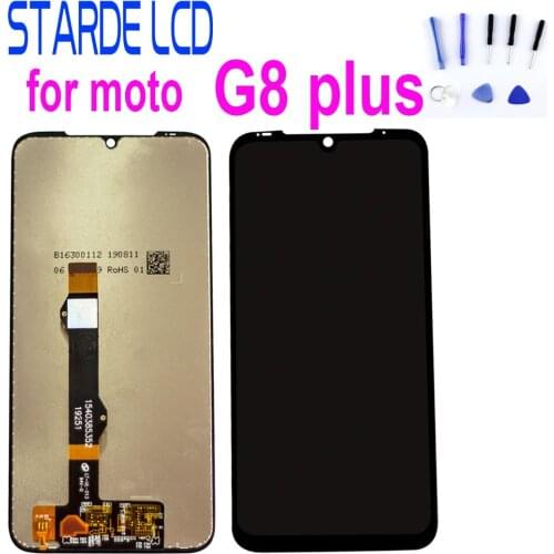 Original New Tested 6.5" For Motorola Moto G8 plus Lcd Screen Display Touch Digitizer Assembly For Moto G8 Plus LCD Diaplsy