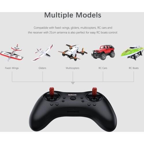 2019 New Radiolink T8S Remote Control Compatible Fixed-wings R8EF,R8FM,R7FG,R7F,R6FG,R6F Gliders Multicopter RC Car Receiver