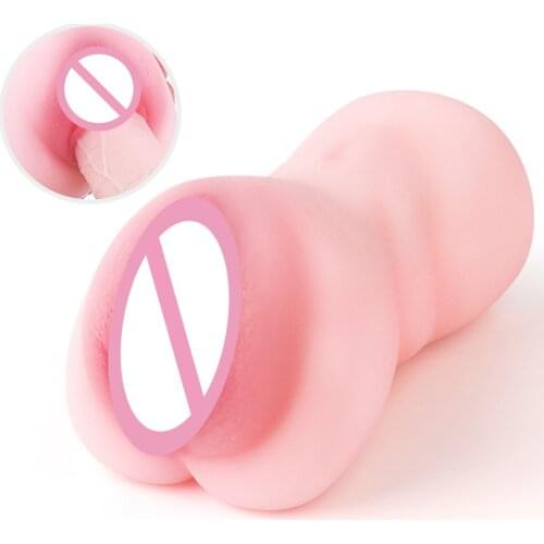 Realistic Vagina Anal Male Masturbator Vacuum Sucking Silicone Soft Tight Pussy Erotic Adult Toys Sex Toys for Men Masturbatings