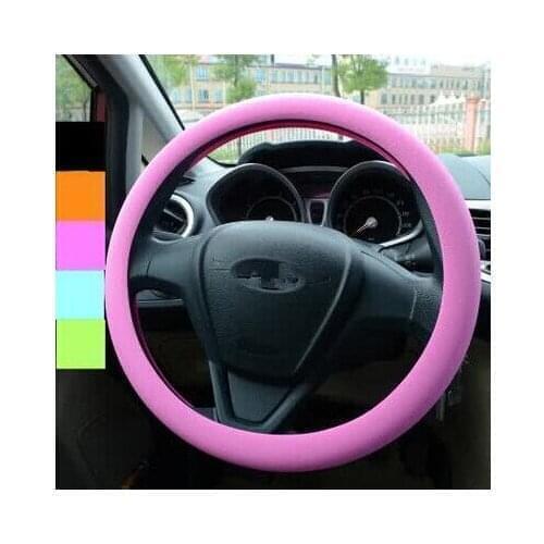 Car-styling Silicone Steering Wheel Skin Cover For Kia Ceed Mohave OPTIMA Carens Borrego CADENZA Picanto SHUMA