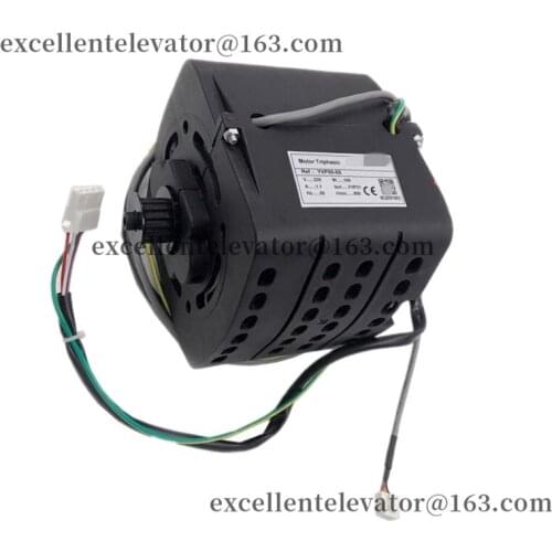 YVP90-6s Black With Encoder & Belt Roller Elevator Door Motor Use For Shindler 3300