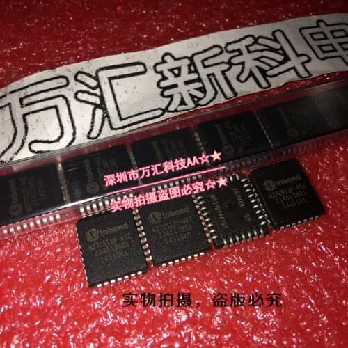 Free Shipping 10PCS/LOT Memory Chips W27C512P-45Z W27C512P W27C512 27C512P 27C512 PLCC32 For Car Repair