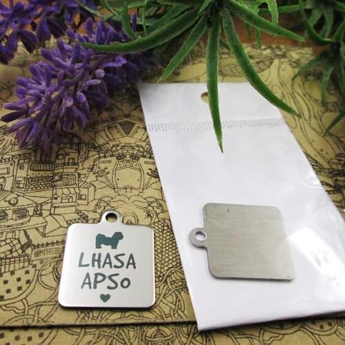 20pcs--"Lhasa Apso"dog lover stainless steel charms more style for choosing DIY Charms pendants for necklace