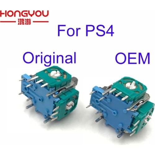 100pcs 3D Analog Axis 3D Joystick Module Potentiometer For Playstation 4 PS4 Controller Repair Color Random