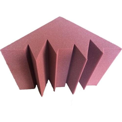 2 PCS Studio Sound-absorption Panel 30*30*30cm Bass Trap Acoustic Foam in Burgundy