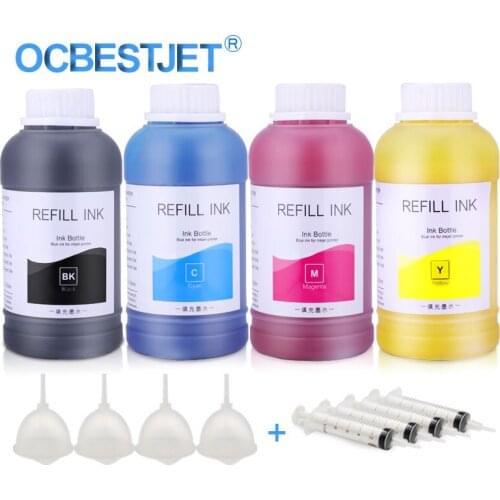 4x250ml Art Paper Ink Bottle For Epson S22 SX130 TX109 TX117 CX4300 CX7300 Refill Printer Ink Ciss Ink Art Paper Ink For Epson