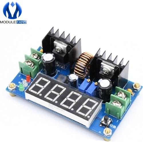 Digital Display DC DC 8A 180W Adjustable CC CV Step Down Power Supply Battery Charging Module Voltage Ammeter LED Driver XH-M243