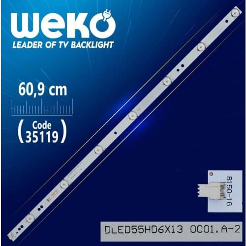 DLED55HD6X13 0001.A- 2 - B150-1G - 60.9 CM 7 LED- (WK-859)