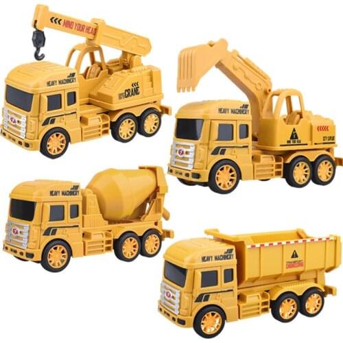 Childrens Inertial Engineering Car Boys Gift Excavator Model Mud Filling Dumper Sliding Toy Car Kindergarten Kids Vehicle Toy