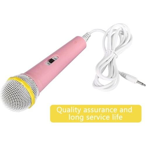 Kids Children Microphone Music Video Storytelling Party Microphone For Children (Pink) ChildrenS Karaoke At1KHZ Happy Party