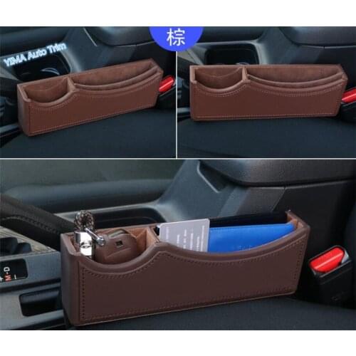 Lapetus Seat Side Container Storage Multifunction Box Cover Kit 1 Pcs For Nissan Qashqai J11 / X-Trail T32 Rogue / Teana Altima