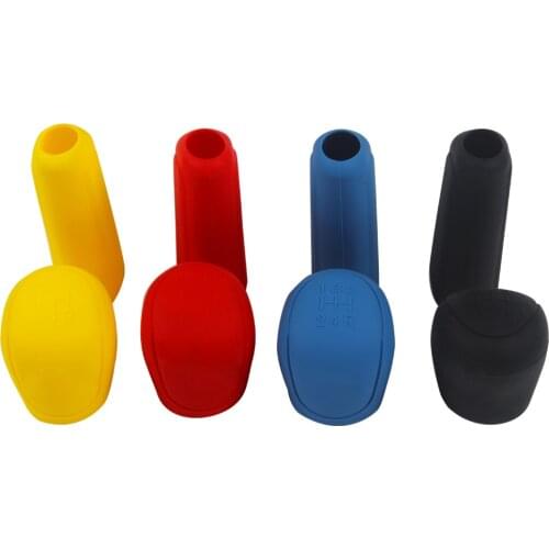 LEEPEE Gear Head Shift knob Cover Handbrake Grips Car Accessories Interior Decoration Gear Shift Collars Car-styling Silicone