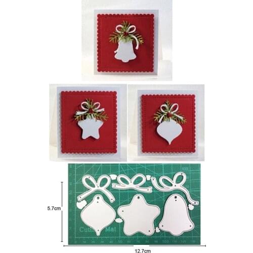 Craft metal cutting dies cut die mold Christmas Ornaments Decoration Scrapbook paper craft knife mould blade punch stencils dies